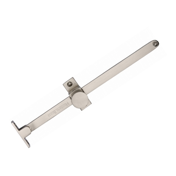 V991 10-SN • 254mm • Satin Nickel • Heritage Brass Slide Pattern Casement Stay